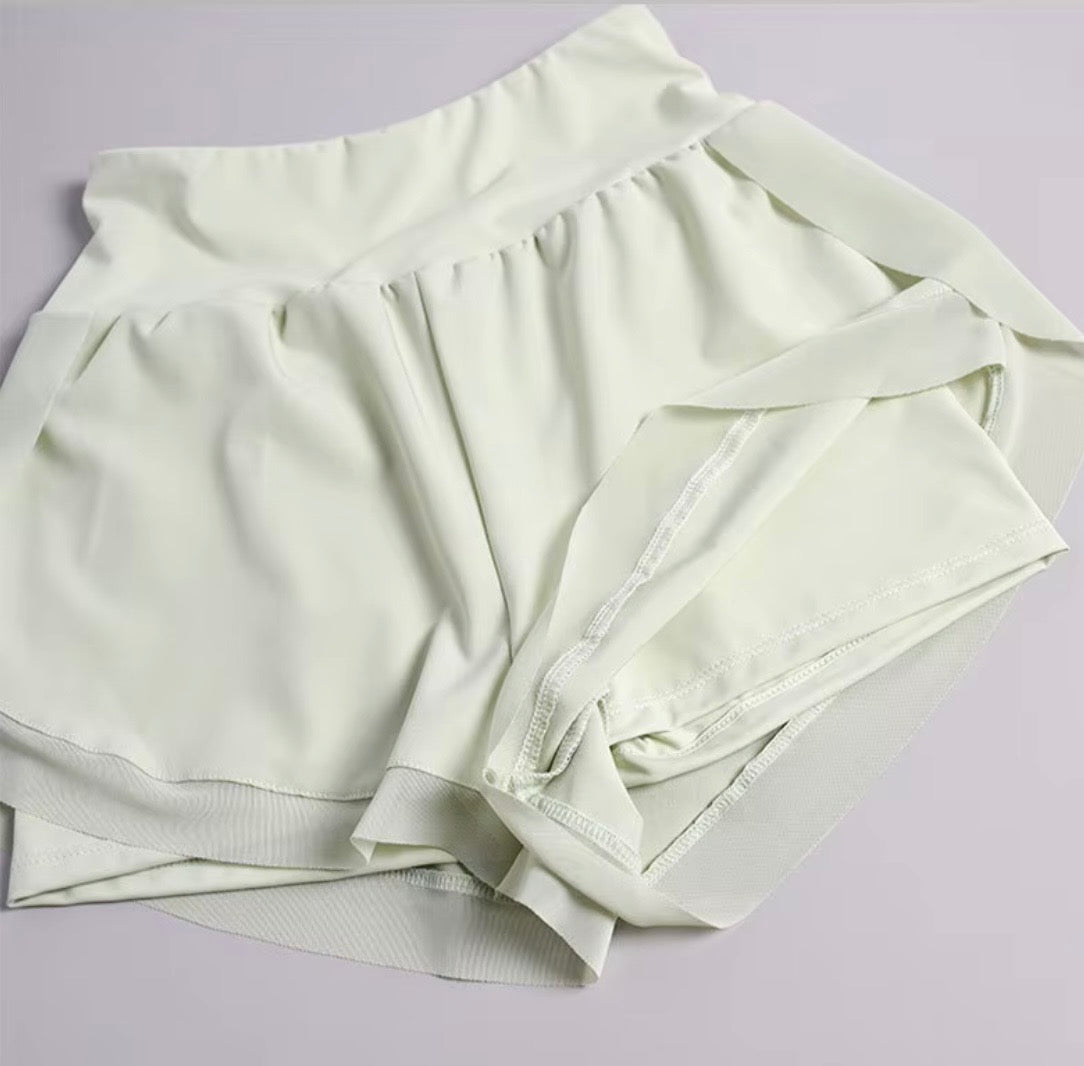 2 in 1 Athletic Shorts for Women Gym Yoga Workout Running Casual Summer Shorts